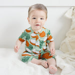 Effortless Shortie Bamboo Romper - Coconuts on Palm