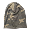 Slouch Beanie in Faded Camo Bamboo Jersey
